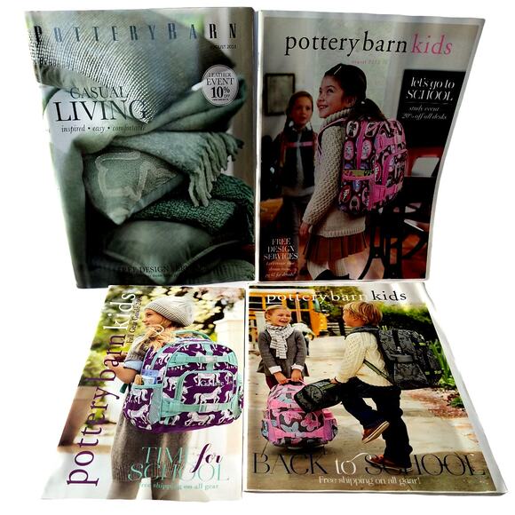 Lot of Pottery Barn Catalogs‎ 2013 2014 - LookBooks for Junk Journal Vision Bd - Picture 8 of 8